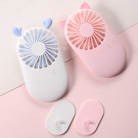 Mini Pocket Fan 3 Wind Speeds USB Charging Lightweight Portable Handheld Personal Small Fan for Travel Indoor Outdoor Use Pink