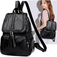 1 Pcs Women Leather Backpacks Fashion Shoulder Female Backpack Ladies Travel Mochilas School Bags for Girls