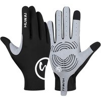 AliExpress NONE Spring Autumn Anti Slip Full Finger Gloves for Unisex Touch Screen Mesh Breathable Comfortable Gloves Outdoor Cycling Equipment