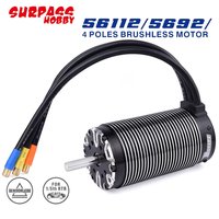 Surpass Hobby Rocket 5692 56112 4-Poles 8.0mm Shaft Brushless Motor For 1/5 Rc Car Monster Truck Off Road On Road Buggy