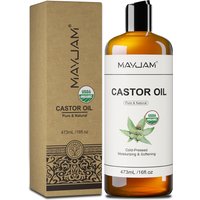 MAYJAM 473ml Castor Jojoba Vegetable Glycerin Grapeseed Fractionated Coconut Pure Natural Carrier Oil for Skin Care & Hair Care