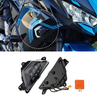 LED Turn Signals Blinker Indicator Daytime Running Light For KAWASAKI Ninja250 Ninja300 EX300 Ninja400 650 EX650 ZX4R ZX6RLED