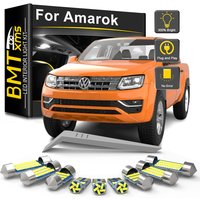 BMTxms 8Pcs For Volkswagen VW Amarok 2010-2013 2014 2015 2016 2017 2018 2019 2020 2021 2022 Car LED Interior Light Bulb Kit Lamp