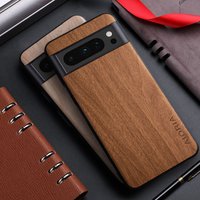 Case for Google Pixel 8 7 6 5 Pro 8A 7A 6A 5A 4A bamboo wood pattern PU Leather back cover for google pixel 8 7 pro 7a case capa