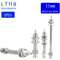 Pneumatic Manipulator Vacuum Suction Cup Connecting Rod Straight-through 10M 12M Thread Injection Molding Machine Sucker Base