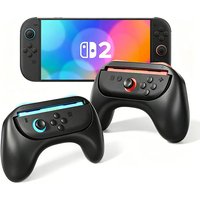 2PCS Switch 2 Joycon Handle Grips Holder Joypad Hand Grip Stand Left Right Controller Joystick for Nintendo Switch 2 Joy Con