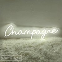 Neon Sign Champagne Wall Decor For Bedroom Led Sign For Birthday Wedding Party Bar Hotel Restaurant Decoration Neon Light Signs