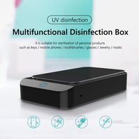 Upgrade X2 Electric Disinfection Box Multifunctional UV Phone Sterilizer Box Jewelry Makeup Tool Phone Cleaner Sanitizer Box