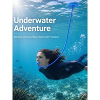 Full Dry Diving Breathing Tube 1m 2m 4m Long Swimming Respirator Adult Men Women Snorkel Training Scuba Equipment Snorkel