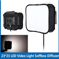 23*23 Softbox Diffuser for YONGNUO YN600L II YN900 YN300 YN300 III IV Led Video Light Panel Foldable Soft Filter