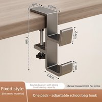 For Sony/Airpods Max Gaming Headset Bag Universal Metal Holder Multi Functional Headphone Stand Table Side Hanging Storage Rack