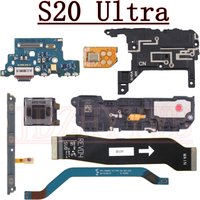 Microphone Antenna Charging Port Board For Samsung S20 Ultra 5G G988 Earpiece Loudspeaker Volume Signal Motherboard Flex Cable