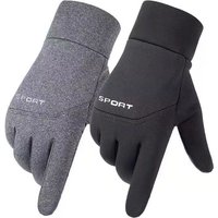 AliExpress NONE Thermal Touch Screen Gloves Men Women, Winter Windproof Warm Running Gloves Non-Slip Elastic Cuff for Driving Cycling Hiking