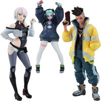 17CM Anime Game LUCY DAVID REBECCA Figure Punk Cool Artwork Animation Model Toys Gifts Collection Decoration Ornaments PVC