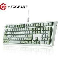 Hexgears M5 108key Hot Swappable Gamer Keyboard Gasket structure Kailh box Switch Mechanical Gamer Keyboard with White backlit