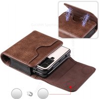 For Motorola Razr 60 50 40 Ultra Magnetic Waist Bag Card Slot Leather Phone Case For Moto Razr 40 50 Ultra gen5 4 3 Phone Pouch
