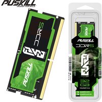 PUSKILL Memoria Ram DDR5 16GB 8GB 32GB 1.1V 262-Pin PC5 Notebook 4800MHz 5200MHz 5600MHz for Laptop SO-DIMM Memory