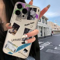 Popular Korean V L-LAYOVERS Phone Case For iPhone 17 16 15 14 13 12 11 Mini Air Pro Max X XR XSMax 8 Plus Transparent Soft Back