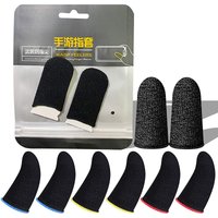 40pcs Mobile Game Fingertip Gloves For PUBG Gamer Sweatproof Anti-slip Touch Screen Finger Sleeve Breathable Gaming Finger Cover