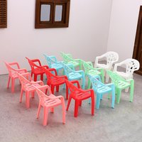 4PCS Mini Support Miniature Armchair Plastic Backrest Chairs For 1/6 Dollhouse Accessories Doll Furniture Children's Gifts