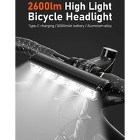 AliExpress CYCLAMI Bicycle Light 8000mAh EOS610 640 Bike Light Waterproof Flashlight USB Charging MTB Road Cycling Lamp Bicycle Light Accessories