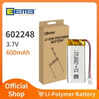 EEMB 1~10PCS 602248 3.7V Battery 600mAh Rechargeable Lithium Polymer Battery for Sena SMH10 Bluetooth Headset Intercom