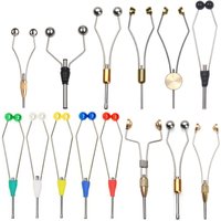 1PC Steel-Alloy and Bi-ceramic Tip Fly Tying Bobbin Holder Standard & Small Thread Bobbin Fishing Dry Wet Fly Lure Making Tool
