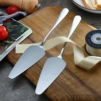 1pc Stainless steel cake shovel creative pizza shovel fruit fork two tooth dessert fork baking tool
