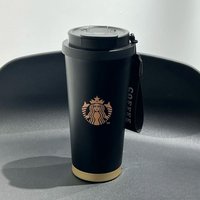 Starbucks 2025 Insulated Stainless Steel Thermos Premium Black Coffee Mug Perfect Valentine's Gift
