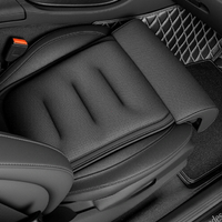 New Suede Cover Memory Foam Leg Support Non-slip Adjustable Seat Extender Thick Padding Car Seat Cushion