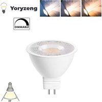 Dimmable 7W MR16 LED Spotlight Bulbs 38 Degree Beam Angle 110V 220V 12V 24V Cold Warm White For Spot Lights Tracking Lights DIY