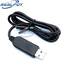 PL2303 PL2303HX USB to UART TTL Cable Module 4p 4 pin RS232 Converter Serial Line Support Linux Mac Win7