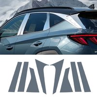 For Hyundai TUCSON 2021-2025 Car Door Trim BC Pillar Protective Film TPU Anti-Scratch Anti-Fingerprint Vinyl Sticker PPF