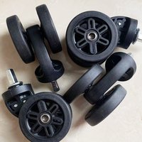 Durable Delsey 3841 Luggage Wheels Replacement Double Wheels Spare Parts for Trolley Travel Case image 4