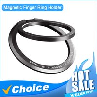 Magnetic Finger Ring Holder For MagSafe Phone Smartphone Accessories for iPhone 17 16 15 Pro Max Magnet Phone Stand Grip Mount