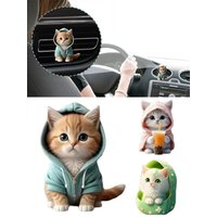 Car Outlet Vent Perfume Clips Cat Air Freshener Diffuser Perfume Decoration Interior Aromatherapy Car Random Clip Fragrance W6D9