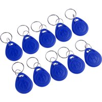 Hot Sale 10Pcs TK4100 Keychains 125KHZ RFID Proximity Id Card Token Tags Key Fobs NFC