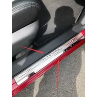 Stainless Steel Car Door Sill Scuff Plate Cover For Nissan QASHQAI J11 2014 2015 2016 2017 2018 2019 2020 2021 Car styling