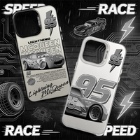 Lightning M-McQueen 95 Racing Case for Galaxy S26 S25 S24 S23 S22 S21 Plus Ultra S25 Edge S25 S24 S23 S21 FE A07 4G A17 A37 A57