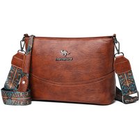 Fashionable Women's Faux Leather Shoulder Bag Handbags Purse for Ladies Girls Daily Use Shopping Office Casual Tote Bags wallet
