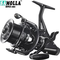 Carp Fishing Reel Spinning Strong Double Drag 12-15kg Molinete Carretilha De Pesca Olta Makaralar Sea Reels Accessories Mar