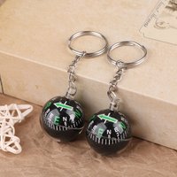 1/2pcs Portable Lightweight Emergency Compass Outdoor Survival Keychain Ball Compass Tool