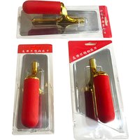 Red Rubber Handle Art Trowel Set Stainless Steel Blade Plastering Tool Professional Use for Wall Decoration Art Creation