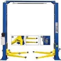 10000LBS/ 4500kg 1850mm Two Post Car Lift Car Elevator Workshop 2 Pole Car Lift Machine 105mm-1850mm