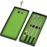Mini golf club putter ballpoint pen golf pen board game fun gift table decoration golf ball accessory combo mini golf pen gift