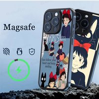 Anime Ki-Kiki Deliverys Service Phone Case Magnetic Case For iPhone 17 16 15 14 13 12 11 For Magsafe Wireless Charge Cover