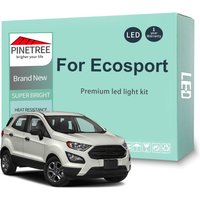 12Pc Car Led Interior Light Kit For Ford Ecosport 2018 2019 2020 2021 2022 LED Bulbs Dome License Plate Lamp Canbus