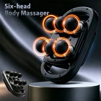 High-Power Portable Oscillating Massage Gun with Six-Head Deep Tissue Muscle Relaxation Device for Home Use