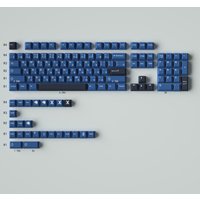 129 keys GMK Striker R1 Blue keycap set Japanese PBT DYE-SUB cherry profile key caps for mechanical keyboard keycaps 64/87