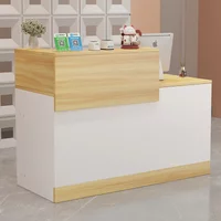 Counter Store with Showcase Reception Design Business Storage Bar Furnishings Church Pulpit Recepcion Salon De Belleza Cosmetics